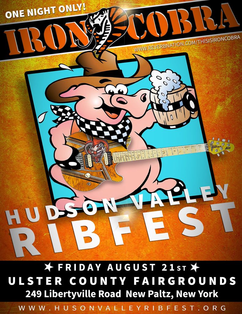 Iron Cobra Headlines at Hudson Valley Ribfest - Hudson Valley Biker Network